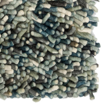 Hoogpolig vloerkleed De Munk Carpets Rinaldo 06 (staal)