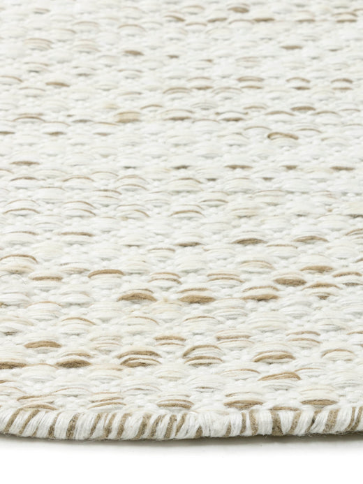 Vloerkleed MOMO Rugs Vaasa White Natural Rond