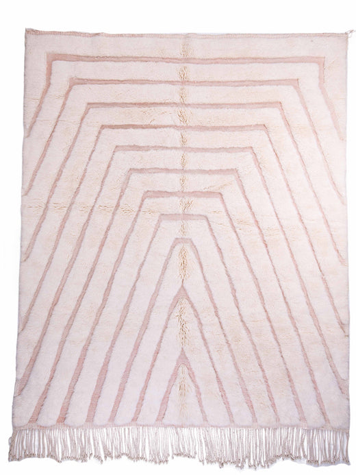 Berber Beni Mrirt Inlaid Lines Mel 011 Vloerkledenwinkel