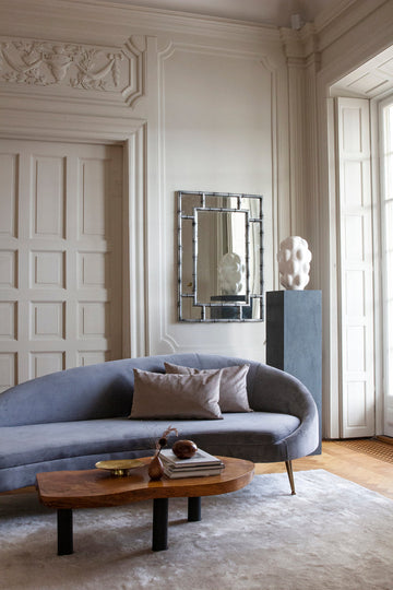 Vloerkleed Layered Artisan Wool Rug Bone White