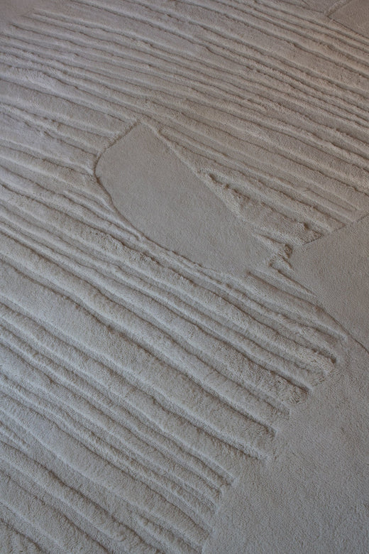 Vloerkleed Layered Artisan Guild Wool Rug Francis Pearl