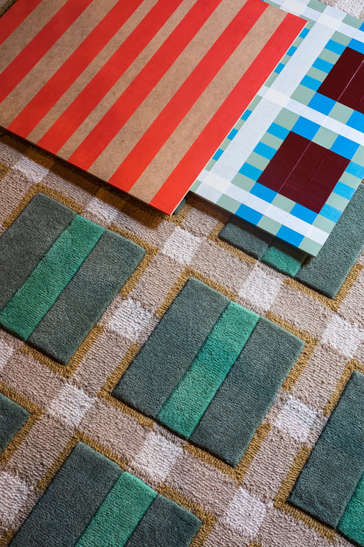 Vloerkleed Layered Evelina Kroon Fern Garden Wool Rug