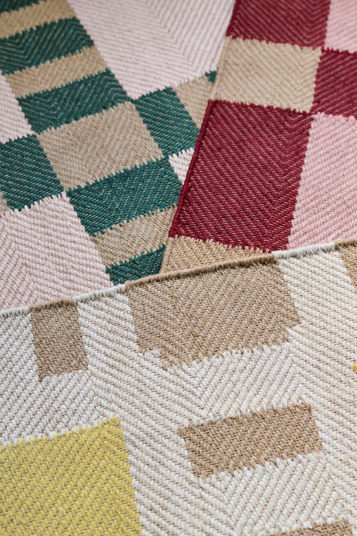 Vloerkleed Layered Evelina Kroon Plum Punch