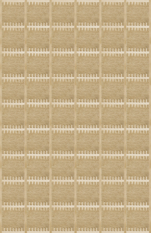 Vloerkleed Layered Lilly Wool Rug Mustard
