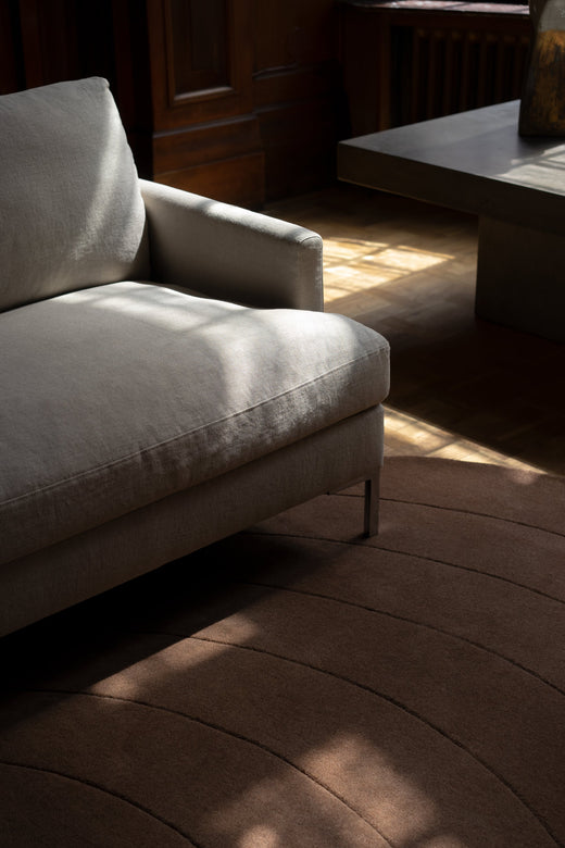 Vloerkleed Layered Residue Wool Rug Nougat