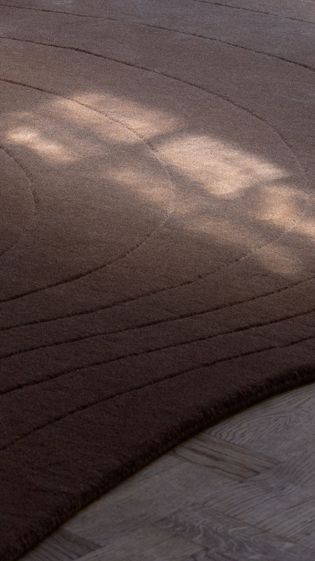 Vloerkleed Layered Residue Wool Rug Nougat
