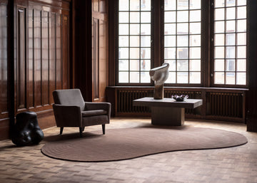 Vloerkleed Layered Residue Wool Rug Nougat