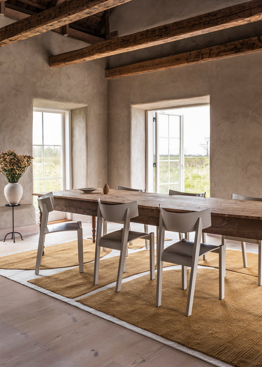 Vloerkleed Layered Gotland Rauk Ullmatta Sunflower Yellow