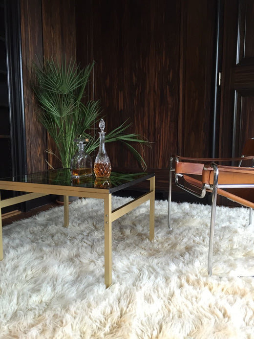 Vloerkleed Layered Shaggy Rug Bone White