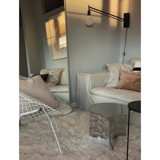 Vloerkleed Layered Shaggy Rug Oatmeal