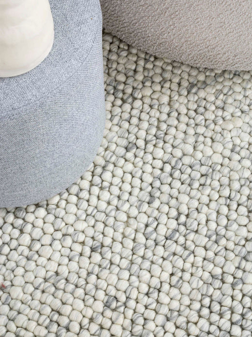 Laagpolig vloerkleed MOMO Rugs Drops Light Grey Vloerkledenwinkel