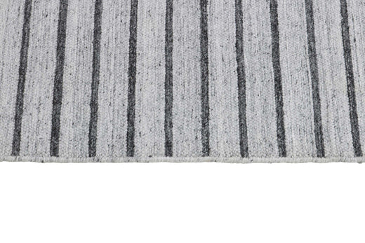 Laagpolig vloerkleed MOMO Rugs Nouveau Stripes Silver Dark Grey Vloerkledenwinkel