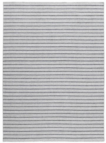 Laagpolig vloerkleed MOMO Rugs Nouveau Stripes Silver Dark Grey Vloerkledenwinkel