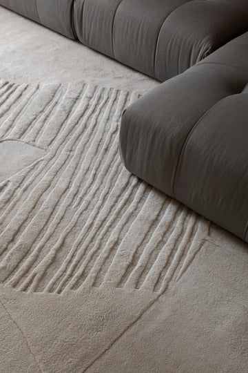 Vloerkleed Layered Artisan Guild Wool Rug Francis Pearl