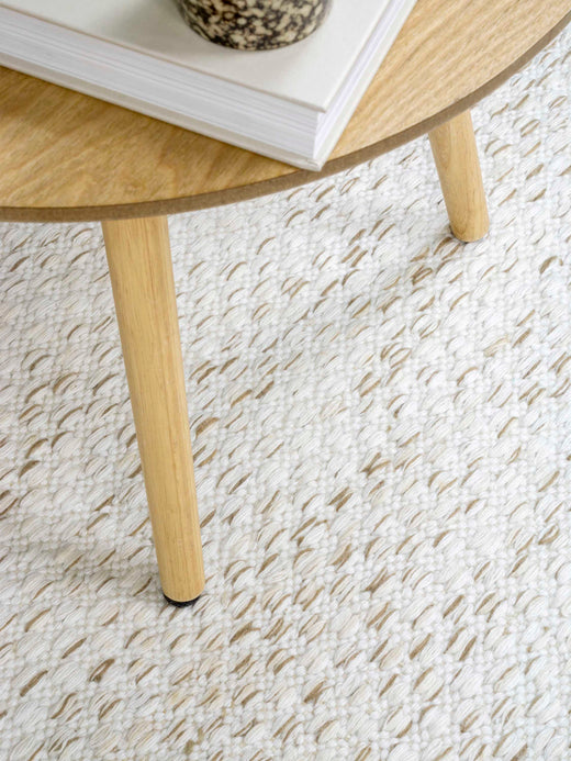 Vloerkleed MOMO Rugs Vaasa White Natural Rond