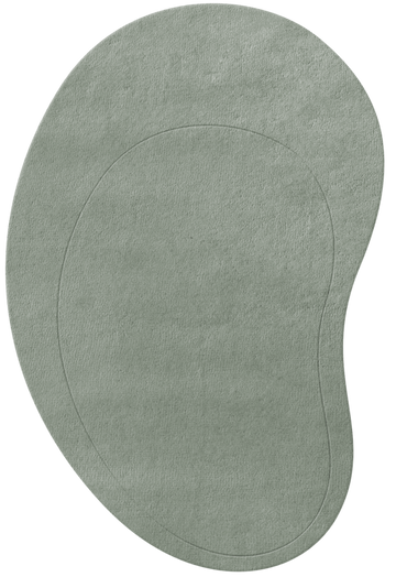 Vloerkleed Layered Residue Sage Wool Rug