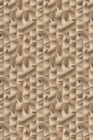 Laagpolig vloerkleed Moooi Carpets Maze Puglia