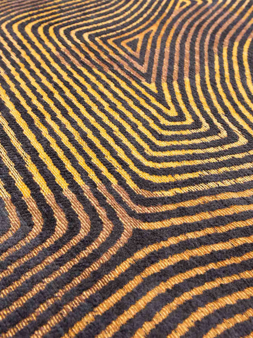 Vloerkleed Louis de Poortere Coral Meditation 9227 Black Gold