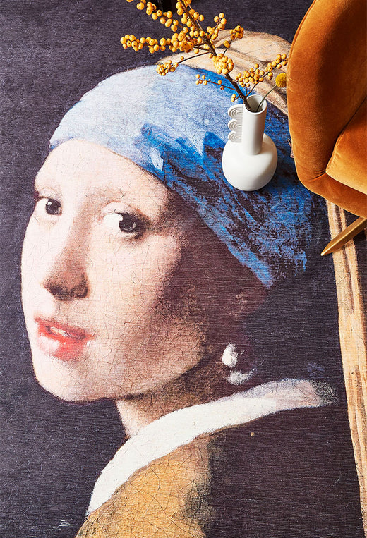 Laagpolig vloerkleed MOMO Rugs Dutch Masters Girl with Pearl