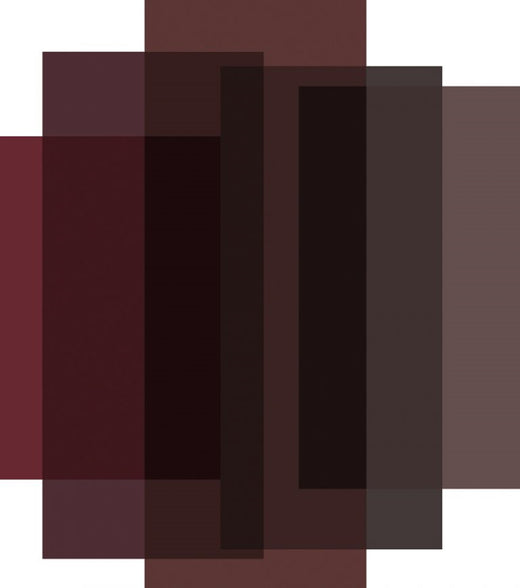 Laagpolig vloerkleed Moooi Carpets Blended 5 Colours Marble Red