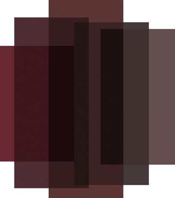 Laagpolig vloerkleed Moooi Carpets Blended 5 Colours Marble Red