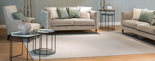 Laagpolig vloerkleed Katherine Carnaby Darcy Silver