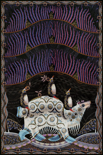 Laagpolig vloerkleed Moooi Carpets Polar Byzantine Chapter I