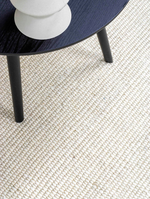 Rond vloerkleed MOMO Rugs Helsinki White