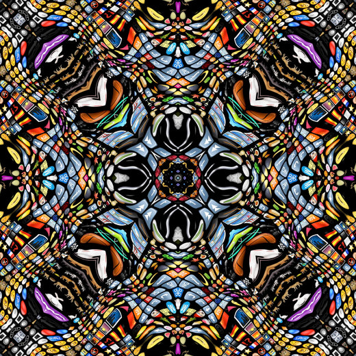 Laagpolig vloerkleed Moooi Carpets Dazzling Dialogues 3