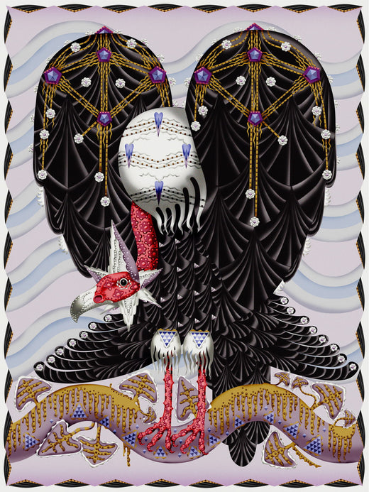 Laagpolig vloerkleed Moooi Carpets Vulture