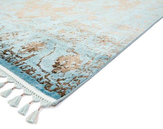 Vintage look vloerkleed Katherine Carnaby Vintage Blue