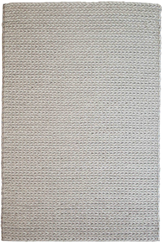 Structuur vloerkleed MOMO Rugs Kabel Lichtgrijs