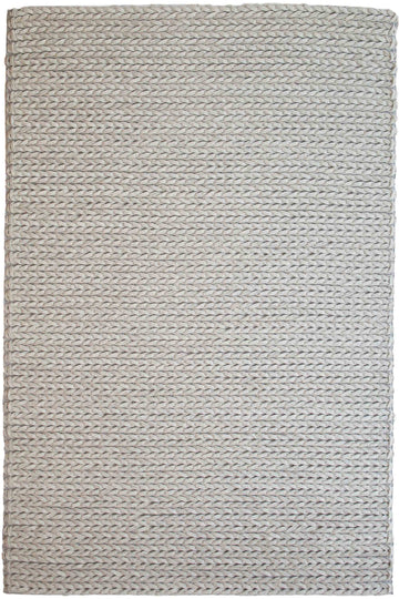 Structuur vloerkleed MOMO Rugs Kabel Lichtgrijs