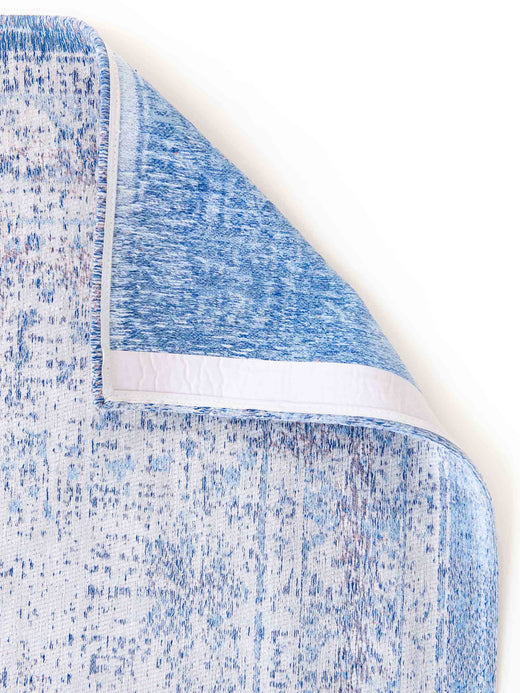 Vloerkleed Louis de Poortere Fading World Collection Medallion 9065 Grey Jeans