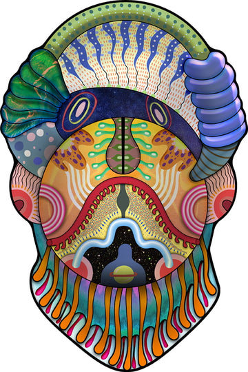 Laagpolig vloerkleed Moooi Carpets Reptilian