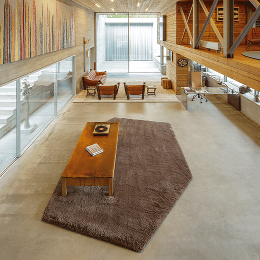 Ferreira De Sa Pure Glaze Rosy Brown Shaggy