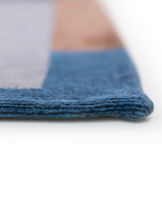 Vloerkleed Louis de Poortere Module Nuance Camel Blue 9196