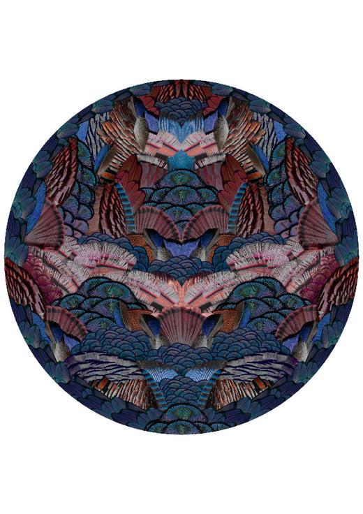 Laagpolig vloerkleed Moooi Carpets Calligraphy Bird