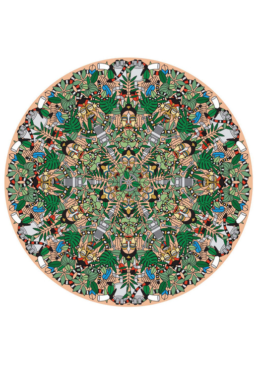 Laagpolig vloerkleed Moooi Carpets L'Afrique