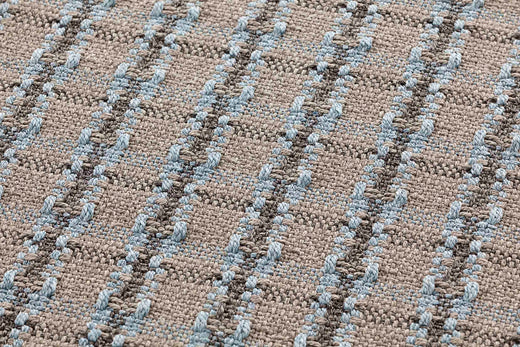 Vloerkleed GAN Garden Layers Checks Blue
