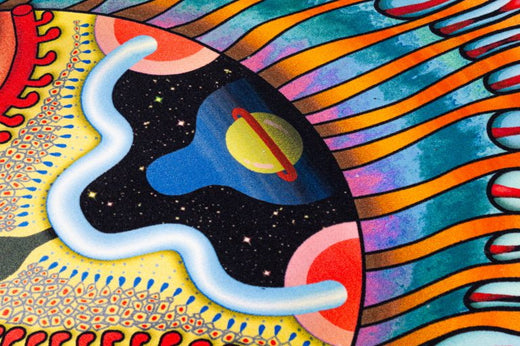 Laagpolig vloerkleed Moooi Carpets Reptilian