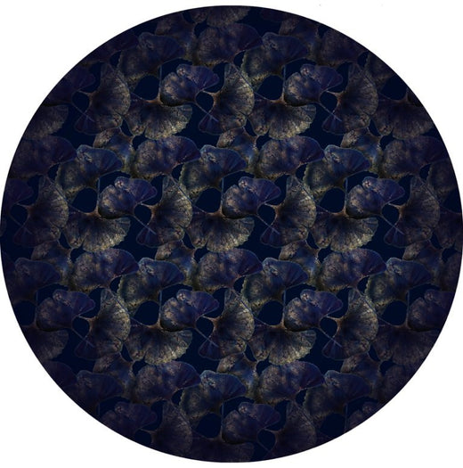 Laagpolig vloerkleed Moooi Carpets Ginko Leaf Blue