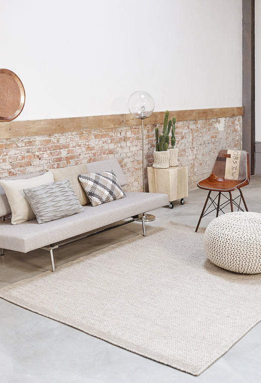 Laagpolig vloerkleed Matta Scandi Grey White