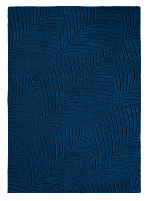 Laagpolig vloerkleed Wedgwood Folia Navy 38308