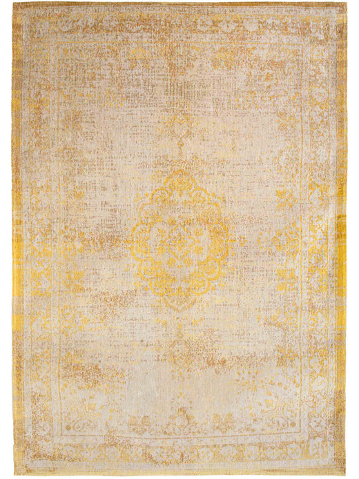 Vloerkleed Louis de Poortere Fading World Collection Medallion 9062 Grey Yellow