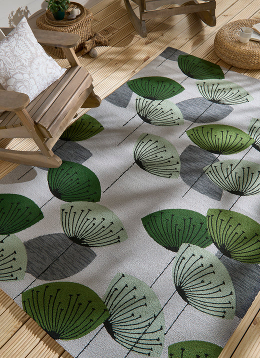 Sanderson Dandelion Clocks-Botanical Green outdoor 445807