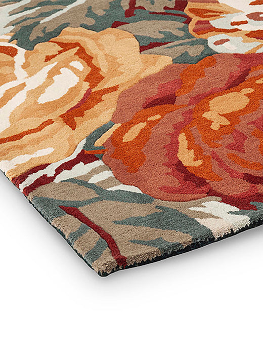 Vloerkleed Sanderson Stapleton Park Navy Burnt Orange 45318