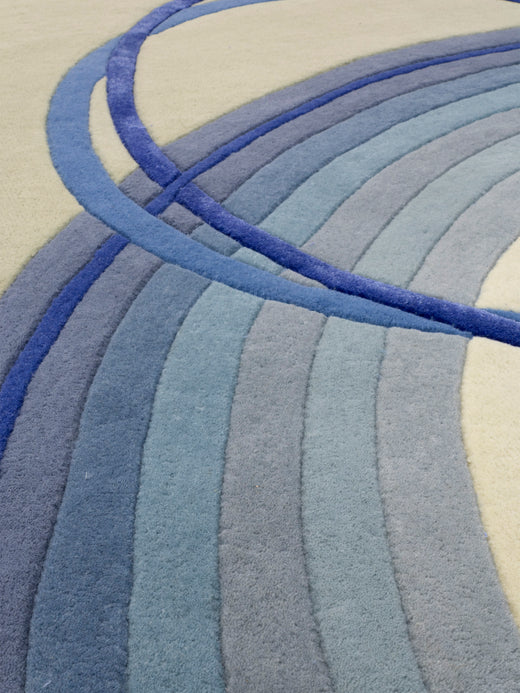MOMO Rugs Designer Marie-Gon Sphere Cobalt