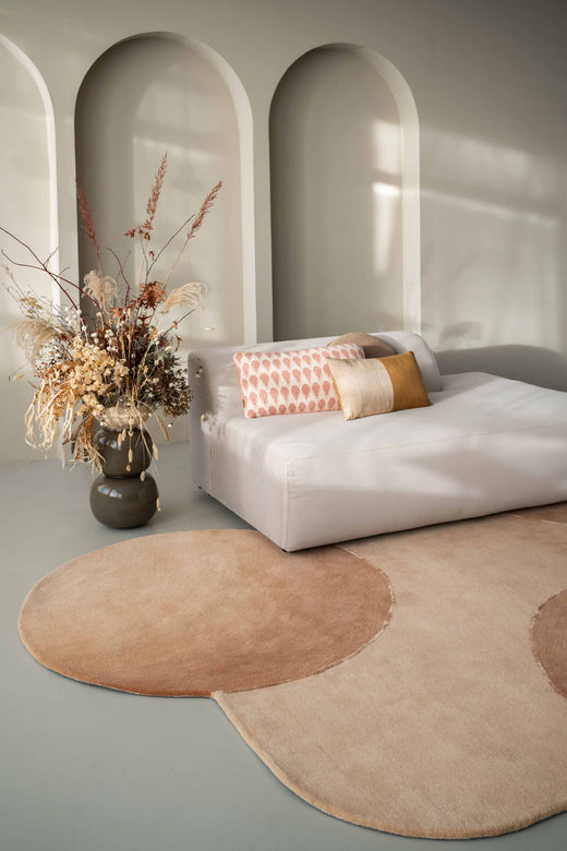 MOMO Rugs Designer Elvire Circle In The Sand Amber