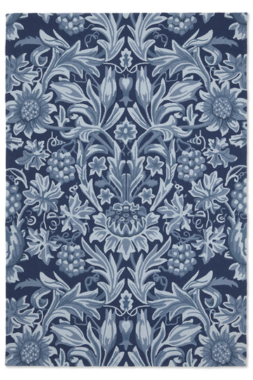 Morris & Co Sunflower Webb's Blue outdoor 427907